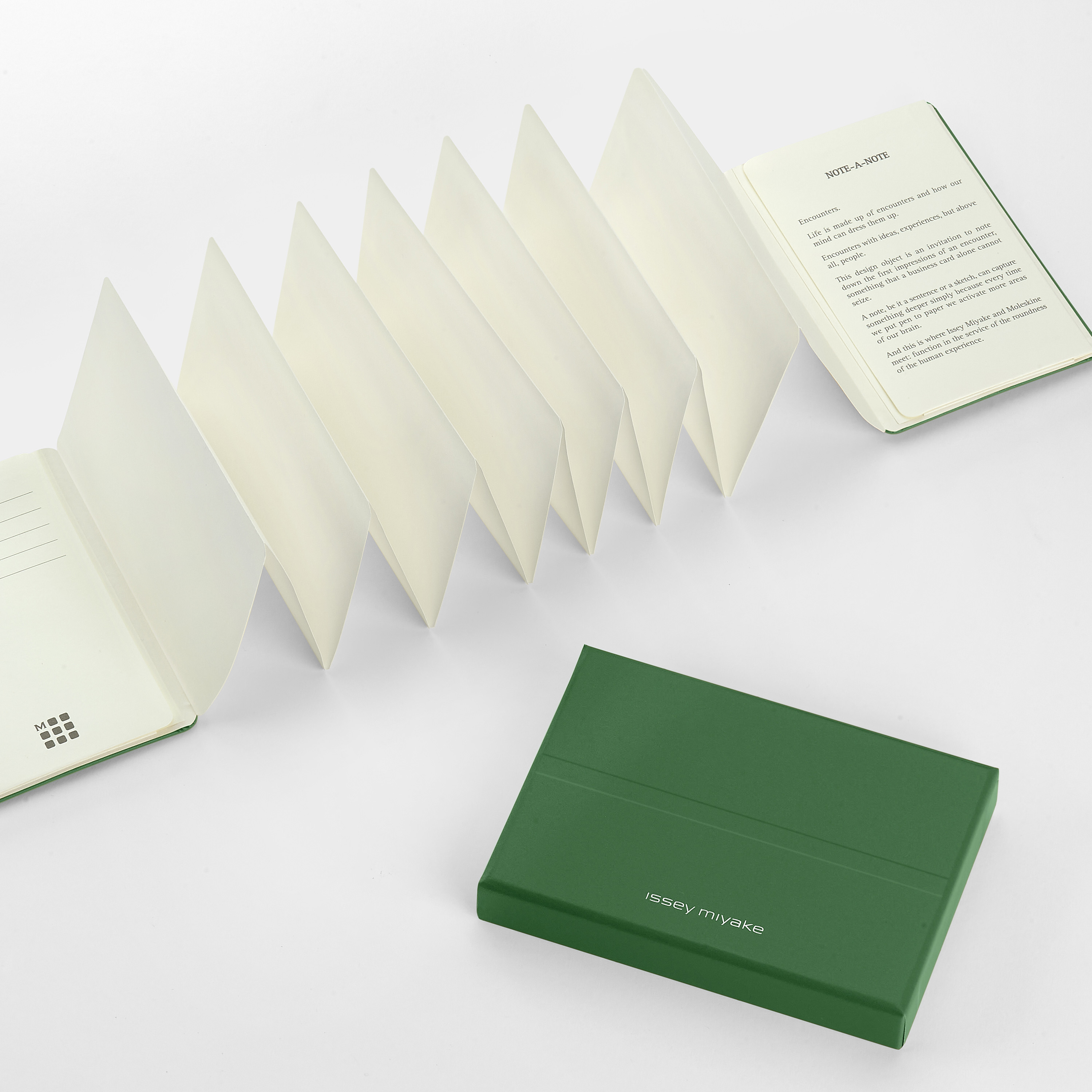 Colección de edición limitada Moleskine and MIYAKE DESIGN STUDIO Tapa dura, XS, liso, tarjetero - con caja